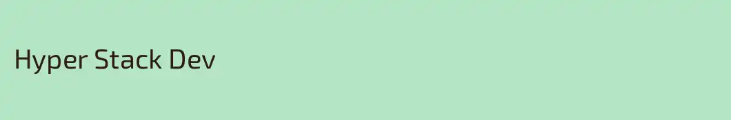 Hyper Stack Dev